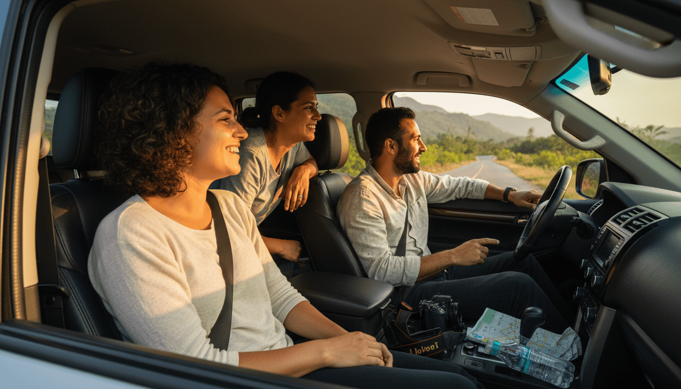 Vehicle rental for family travel